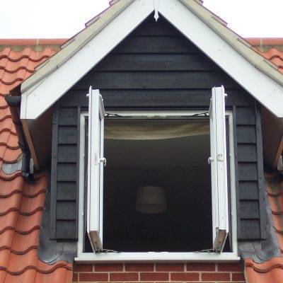 open french window of a house