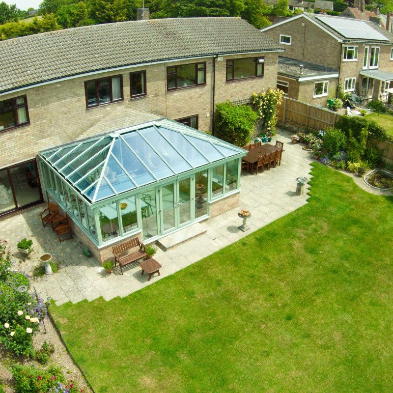 elegance conservatory view from top