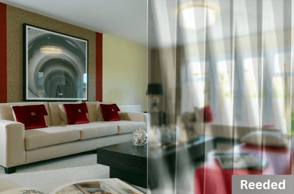 Pilkington decorative glass - Reeded